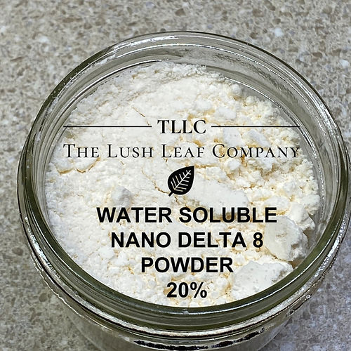 Bulk Water Soluble Delta 8 Nano Powder Concentrate ~20% (50G/100G / 500G / 1 KG)